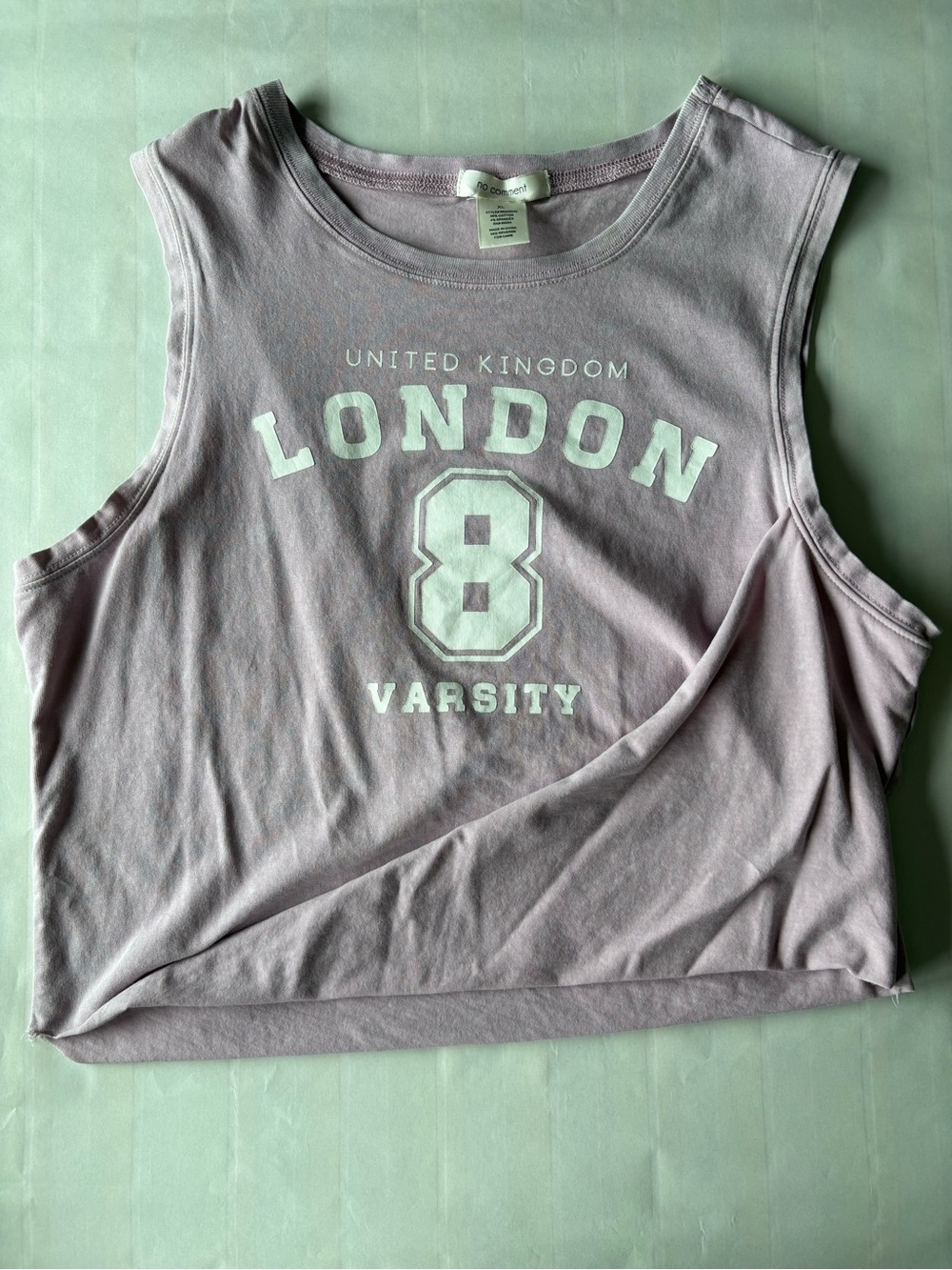 Varsity Muscle Tank - Color Orchid